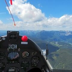 Flugwegposition um 12:09:18: Aufgenommen in der Nähe von Gemeinde Spital am Semmering, Österreich in 2130 Meter